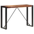 vidaXL Konzolový stolík 110x35x76 cm sheshamový masív