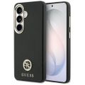 Obal Guess Rhinestone Round Logo MagSafe pre Samsung Galaxy S26 čierny