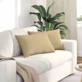 vidaXL Vankúše na pohovku 2 pcs Šedá zelená 60 x 40 cm
