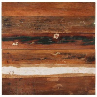 vidaXL Štvorcová stolová doska 70x70 cm, 25-27 mm, recyklovaný masív
