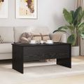 vidaXL Konferenčný stolík Čierny dub 102 x 50,5 x 46,5 cm