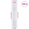 vidaXL Stretch Fólia 2 ks Transparentná 23 μm 50 cm x 300 m