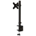 vidaXL Držiak monitora čierny oceľový VESA 75/100 mm