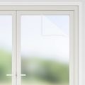 vidaXL Okenné fólie matné biele PVC