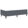 vidaXL Rohový rám postele s matracom Iný 2 ks Sivá Zamat
