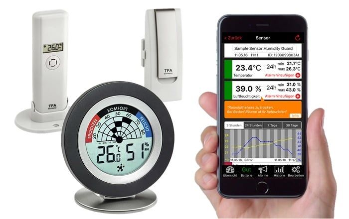 31.4008.02 TFA WeatherHub SET8 Bezdrôtový Monitor Klímy