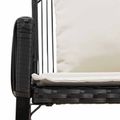 vidaXL Vonkajšia lavička 2 -Seater 4 ks 110 x 59 x 82 cm polyratan