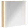 vidaXL Kúpeľňová zrkadlová skrinka Sonoma dub 63,5 x 15,5 x 60,5 cm