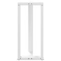 vidaXL Nohy barového stola v tvare T, 2 ks, biele, 50x35x(90-91) cm, oceľové