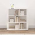vidaXL Komoda vysoký lesk biela 80x30x80 cm spracované drevo
