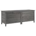 vidaXL Záhradný úložný box, antracitový 150x50x56,5 cm, jedľový masív