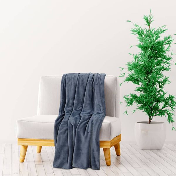 vidaXL Deka ultimátna sivá 150x200 cm polyester