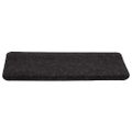 vidaXL Schodiskové rohože samolepiace 30 ks antracitové 65x24,5x3,5 cm
