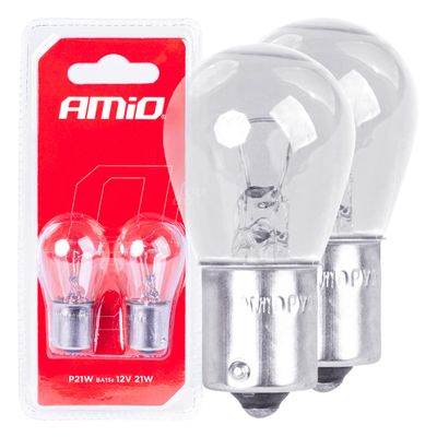 Halogénové žiarovky P21W BA15s 12V 2ks blister