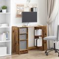 vidaXL Stôl Staré drevo 100 x 40 x 75 cm Kompozitné drevo