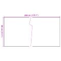 vidaXL Balkónová zástena antracitová 300x80 cm polyratan