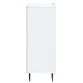 vidaXL Servírovacia skriňa Biela 66 x 34,5 x 92 cm Kompozitné drevo