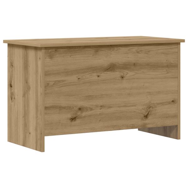 vidaXL Úložná truhlica Dub artisan 80 x 40 x 50 cm Kompozitné drevo