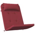 vidaXL Podušky na stoličky Adirondack 2 ks vínové oxfordská látka