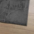 vidaXL Koberec IZA krátky vlas škandinávsky vzhľad antracit 80x150 cm
