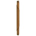vidaXL Koberec okrúhly hnedý 80 cm bambus