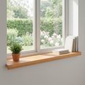 vidaXL Parapety 2 ks Svetlohnedá 80 x 30 x 2 cm Masívne bukové drevo
