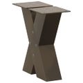 vidaXL Nohy konferenčného stolíka v tvare X, 2 ks, prírodná oceľ, 40 x (30-31) cm, oceľ