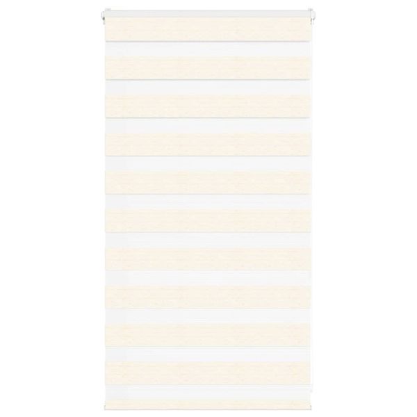 vidaXL Zebra roleta 85x100 cm šírka látky 80,9 cm polyester