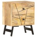 vidaXL Nočný stolík 40x30x50 cm masívne mangovníkové drevo