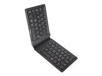 Klávesnica - antibakteriálna - bezdrôtová - Bluetooth 5.1 - AZERTY - francúzska - čierna - B2B