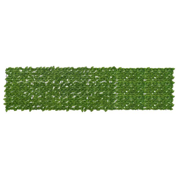 vidaXL Balkónový plôtik s listami Zelená a žltá 300 x 75 cm