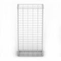 vidaXL Záhradná gabiónová stena, sklenené kamene a LED 50x30x100 cm