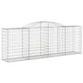 vidaXL Oblúkové gabiónové koše 20ks 300x50x100/120cm pozinkov. železo