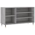 vidaXL Botník sivý dub sonoma 102x36x60 cm spracované drevo