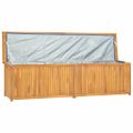 vidaXL Záhradný box 200x50x55 cm, tíkový masív