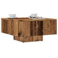 vidaXL Konferenčný stolík staré drevo 60x60x31,5 cm kompozitné drevo