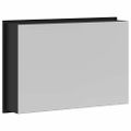 vidaXL Sprchový výklenok Čierna 45 x 30 x 9,5 cm Nehrdzavejúca oceľ