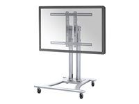 Vozík - pre plochý panel - strieborná - veľkosť obrazovky: 27"-70"