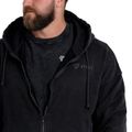 Mikina Zip Washed Black - STRIX, veľkosť L