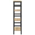 vidaXL Regál na knihy 3 úrovní 40 x 29,5 x 115 cm Kompozitné drevo