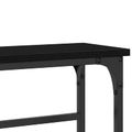 vidaXL Konzolový stôl Čierny dub 75 x 19,5 x 75 cm Kompozitné drevo