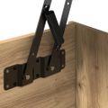 vidaXL Konferenčný stolík Remeselný dub 102 x 50,5 x 46,5 cm