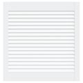 vidaXL Lamelové dvierka na skrinku, biele 61,5x59,4 cm, borovica