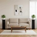 vidaXL Stojan na rastliny 2 ks Čierny dub 25 x 25,5 x 80,5 cm