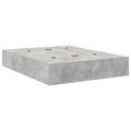 vidaXL Rám postele s úložným prostorem Betónová šedá 140 x 190 cm