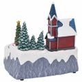 vidaXL Vianočná dekorácia dediny 20,5 x 17 x 21 cm Plast Viacfarebný
