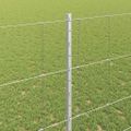 vidaXL Vonkajšie divoké oplotenie s posteľami 50 x 1,4 m Strieborná