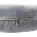 vidaXL Cestovný vankúš na krk Biely Pamäťová pena 27 x 27 x 8,5 cm