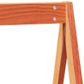 vidaXL Strecha na detskú posteľ voskovohnedá 209x85,5x88 cm borovica