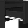 vidaXL Toaletné stolíky do spálne Čierna 80 x 39,6 x 135 cm